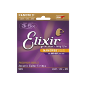 Elixir 16052 - Jeu de Cordes Guitare Acoustique Light 12-53