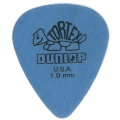 Médiator Dunlop Tortex USA 1.0 mm Bleu