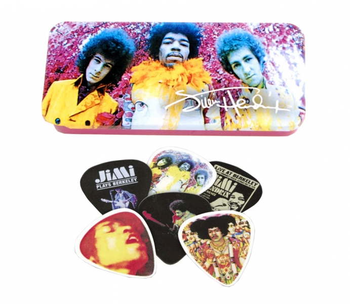 Dunlop Boite 12 médiators Jimi Hendrix - Are you Expérience