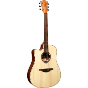 guitare electro-acoustique lag lefty dreadnought cutaway electro
