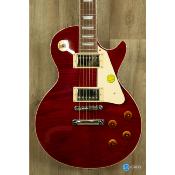 Guitare électrique Tokai Chine LP ALS 62 See Trough Red