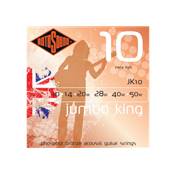 Rotosound JK10 - Jeu de Cordes Guitare Acoustique Jumbo King Extra Light 10-50