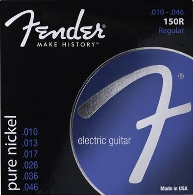Fender Jeu de cordes électriques Fender 150R Nickelplated Steel 10-46