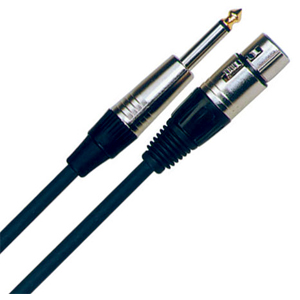 Yellow Cable M05J/S - Cordon sono microphone Profile 6mm (jack M symétrique / XLR F / 5m)