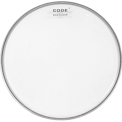 Code Drumheads Peau dna clear tom 14