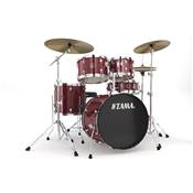 --- DISCONTINUE ---Tama RM50YH6C-RDS - kit Rhythm Mate 5 futs avec accessoires et cymbales - Red Stream