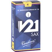 Vandoren SR804 - V21 force 4 - anches saxophone soprano - boite de 10