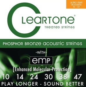 Cleartone CORDES GUITARE FOLK CLEARTONE PHOSPHORE BRONZE 10-47