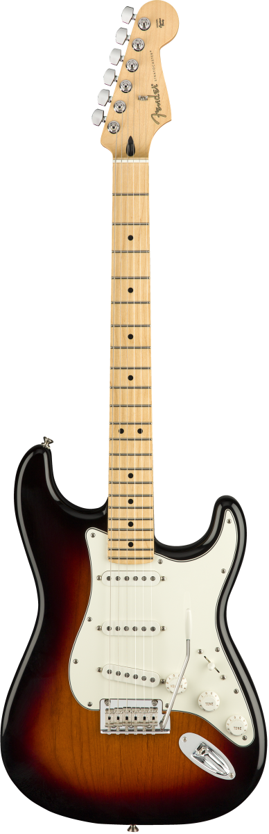 Fender Stratocaster Mexicaine Player 3 tons sunburst touche érable