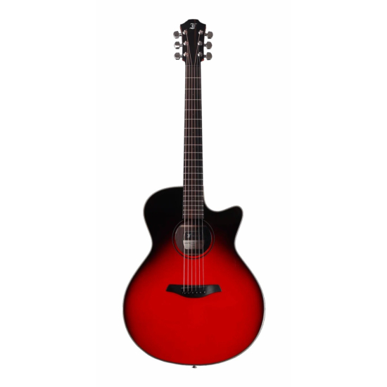 Guitare folk furch spectra plus grand cw em maranello red