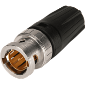 --- DISCONTINUE ---Neutrik NBNC75BLP9 - fiche bnc bayonette pour belden 1505-draka 0.8/3.7
