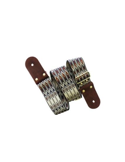 --- DISCONTINUE ---sangle guitare Kidam Motif Guru Rojo/Amarillo