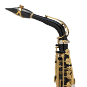 Selmer SUPREME - Saxophone alto verni Noir Gravé avec étui et accessoires