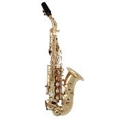 DRAGO BBSAX - Saxophone soprano courbe laiton verni, avec étui et bec