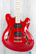 Squier Starcaster Affinity MN Candy Apple Red - Guitare Electrique