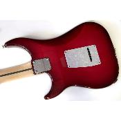 Guitare électrique Vigier Excalibur supra HSH Tremolo, clear red