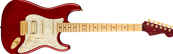 Tash Sultana Stratocaster, Maple Fingerboard, Transparent Cherry