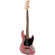 Affinity Series Jazz Bass, Laurel Fingerboard, Black Pickguard, Burgundy Mist