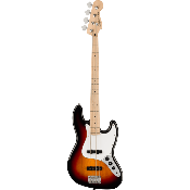 Affinity Series Jazz Bass, Maple Fingerboard, White Pickguard, 3-Color Sunburst
