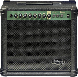 --- DISCONTINUE ---Stagg 20 GA DR EU - Ampli guitare électrique 20W avec réverbe digital