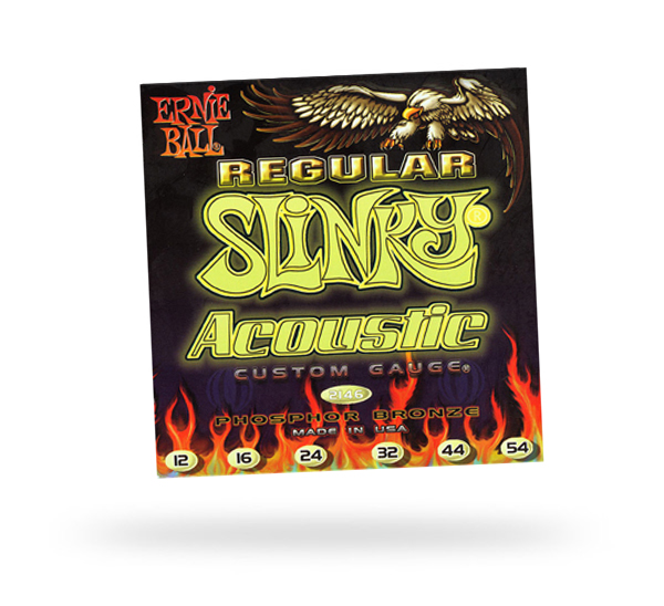 Ernie Ball 2146 - Cordes Acoustiques Slinky Phosphore 12-54