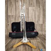--- DISCONTINUE ---Besson PRODIGE BE110 Trompette sib d'étude argentée OCCASION