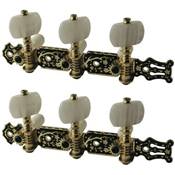 --- DISCONTINUE ---Firestone mecaniques guitare classique Firestone nickele - bouton papillon marbré