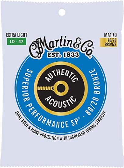 Cordes Guitare Folk Martin SP 80/20 Authentic 10-47
