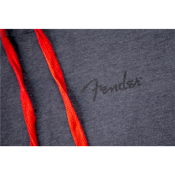 Fender Sweatshirt Pullover noir et intérieur rouge