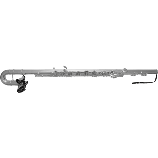 --- DISCONTINUE ---BG A30ABF- Ecouvillon pour flute basse en microfibre, mousse et soie