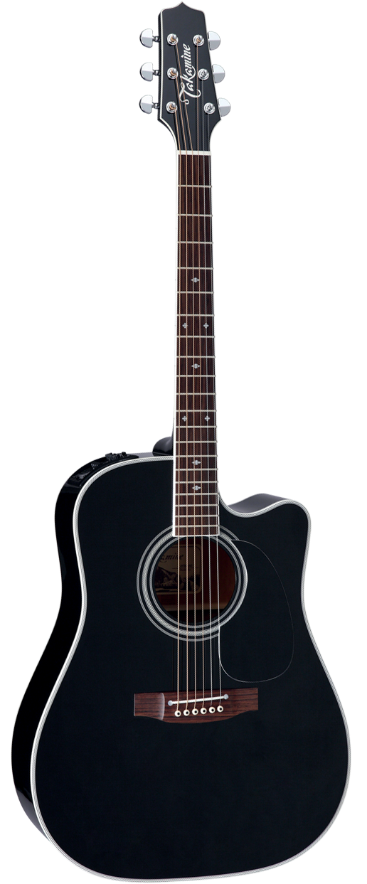 Takamine EF341SC Black Guitare electro-acoustique takamine
