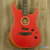 Fender Acoustasonic Strat - Dakota Red touche ébène