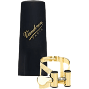 Vandoren M/O Finition Or LC57DP - ligature avec couvre-bec pour saxophone alto