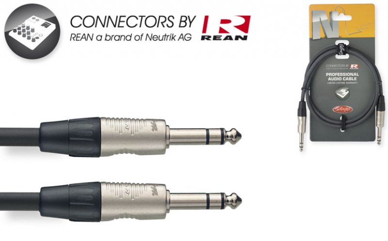 Stagg NAC3PSR > Câble audio Jack stéreo/Jack stéreo > 3 mètres