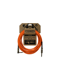 Cble instrument Orange 6M coud/droit