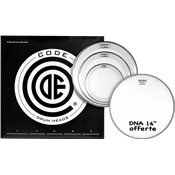 Code Drumheads Pack de Peaux rr clear fusion cc 14 dna coated