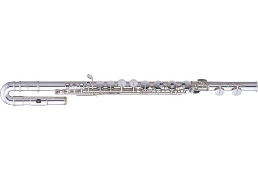 Pearl Flûte PFA206SU - Flûte Alto 2 têtes argent droite et courbe