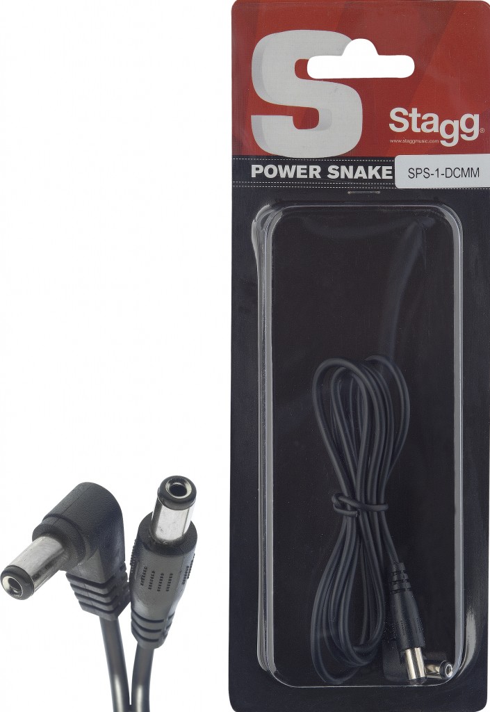 Stagg SPS-1-DCMM Rallonge Cable Alimentation Pédales 1 mètres