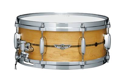 --- DISCONTINUE ---Tama TLM146S-OMP STAR Solid Maple 14x6 - Oiled Natural Maple W/ Metal Insignia
