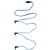 Adaptateur Cioks Special Flex Black - 1533 3-Way Daisy Chain Flex 50/30/30Cm