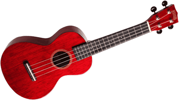 --- DISCONTINUE ---Mahalo MH2-TWR - concert ukulele hano 2 trans red