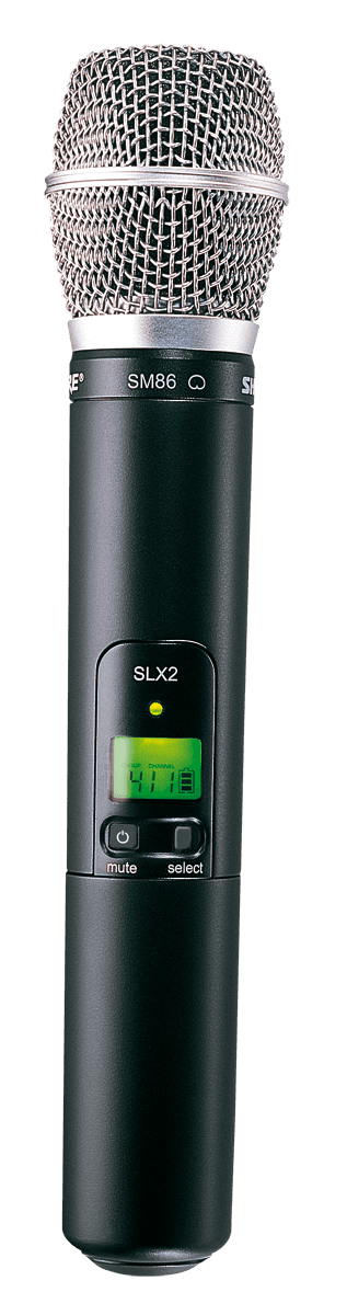 --- DISCONTINUE ---Shure SLX2-SM86-L4 - emetteur main capsule SM86