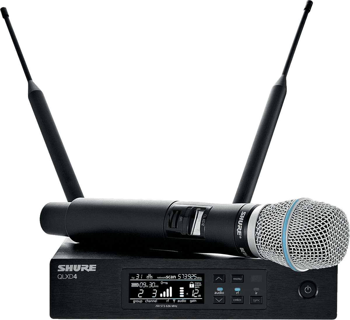 Shure QLXD24-B87A-L52 - syst hf simple main beta87a