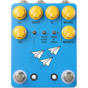 Pedale D'Effet Guitare Délai Jhs Pedals Flight Delay Blue