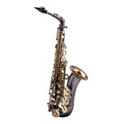 KEILWERTH SX90R - Saxophone alto nickelé noir, clés vernies, avec étui et bec complet