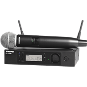 --- DISCONTINUE ---Shure GLXD24RE-SM58-Z2 - emetteur main SM58 - bande Z2