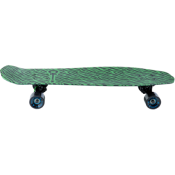 Skateboard Charvel neon green Bengal stripe by Aluminati