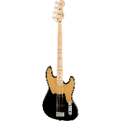 Paranormal Jazz Bass '54, Maple Fingerboard, Gold Anodized Pickguard, Black