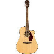 CD-140SCE Dreadnought, Walnut Fingerboard, Natural w/case