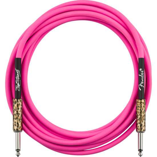 Cable jack fender 4m joe strummer pink leopard